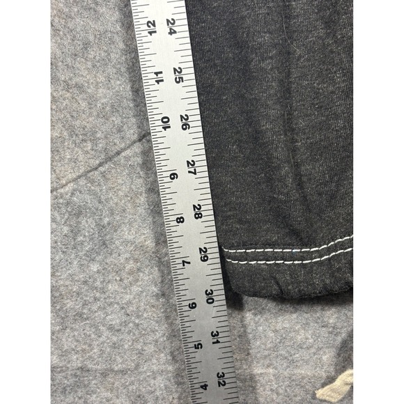 True Religion Mens Charcoal Gray Sweatpants Logo Drawstring Casual Size L - Picture 11 of 12